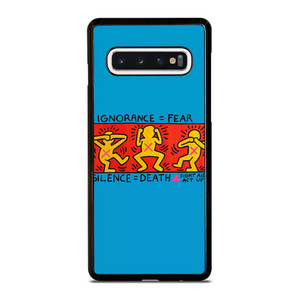 KEITH HARING FIGHT AIDS Samsung Galaxy S10 Case Cover