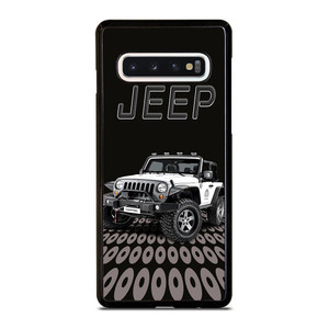 JEEP WHITE CAR Samsung Galaxy S10 Case Cover