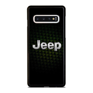 JEEP GREEN CARBON LOGO Samsung Galaxy S10 Case Cover