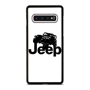 JEEP BLACK LOGO Samsung Galaxy S10 Case Cover