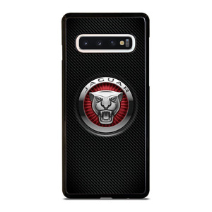 JAGUAR LOGO CARBON Samsung Galaxy S10 Case Cover JAGUAR LOGO CARBON Samsung Galaxy S10 Case Cover