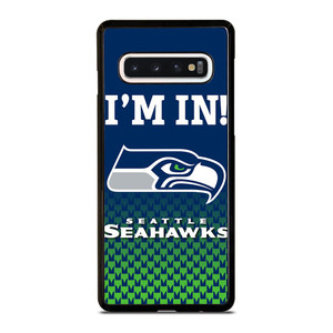 IM IN SEATTLE SEAHAWKS Samsung Galaxy S10 Case Cover IM IN SEATTLE SEAHAWKS Samsung Galaxy S10 Case Cover
