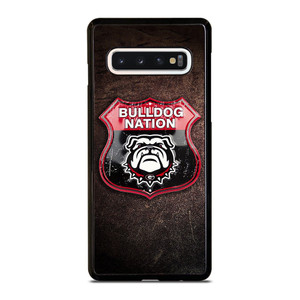 GEORGIA BULLDOGS RUSTY BADGE Samsung Galaxy S10 Case Cover GEORGIA BULLDOGS RUSTY BADGE Samsung Galaxy S10 Case Cover