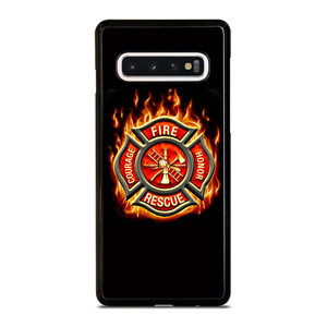 FIREFIGHTER FIREMAN LOGO Samsung Galaxy S10 Case Cover