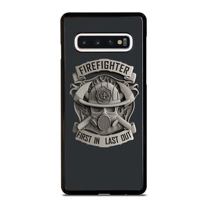 FIRE FIGHTER LOGO LAST OUT Samsung Galaxy S10 Case Cover FIRE FIGHTER LOGO LAST OUT Samsung Galaxy S10 Case Cover