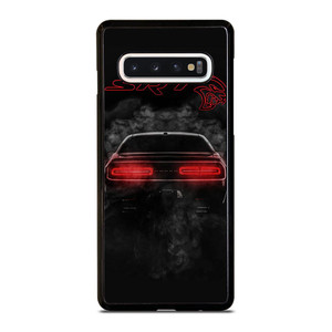 DODGE SRT CHALLENGER HELLCAT BLACK Samsung Galaxy S10 Case Cover DODGE SRT CHALLENGER HELLCAT BLACK Samsung Galaxy S10 Case Cover
