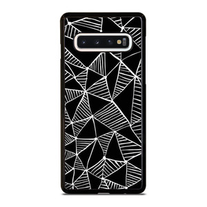 DARK TRIANGLE PATTERN Samsung Galaxy S10 Case Cover