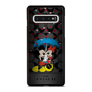 COACH NEW YORK MICKEY MINNIE MOUSE UMBRELLA Samsung Galaxy S10 Case Cover