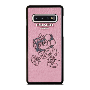 COACH MINNIE MOUSE PINK Samsung Galaxy S10 Case Cover