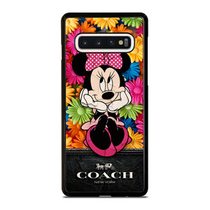 COACH MINNIE MOUSE FLOWER Samsung Galaxy S10 Case Cover