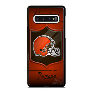 CLEVELAND BROWNS HELMET LOGO Samsung Galaxy S10 Case Cover CLEVELAND BROWNS HELMET LOGO Samsung Galaxy S10 Case Cover