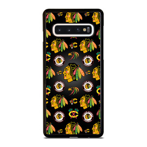 CHICAGO BLACKHAWKS COLLAGE LOGO Samsung Galaxy S10 Case Cover CHICAGO BLACKHAWKS COLLAGE LOGO Samsung Galaxy S10 Case Cover