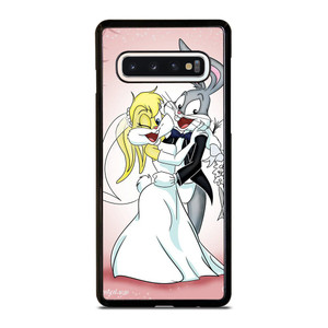 BUGS BUNNY AND LOLA LOVE Samsung Galaxy S10 Case Cover BUGS BUNNY AND LOLA LOVE Samsung Galaxy S10 Case Cover