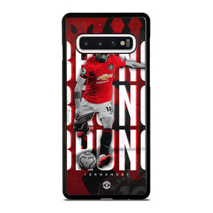 BRUNO FERNANDES MANCHESTER UNITED Samsung Galaxy S10 Case Cover BRUNO FERNANDES MANCHESTER UNITED Samsung Galaxy S10 Case Cover