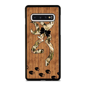 BROWNING WOODEN LOGO Samsung Galaxy S10 Case Cover