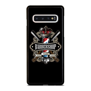 BARBERSHOP POLE HAIR CUT LOGO Samsung Galaxy S10 Case Cover BARBERSHOP POLE HAIR CUT LOGO Samsung Galaxy S10 Case Cover