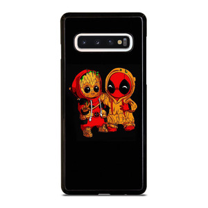 BABY DEADPOOL AND GROOOT Samsung Galaxy S10 Case Cover BABY DEADPOOL AND GROOOT Samsung Galaxy S10 Case Cover