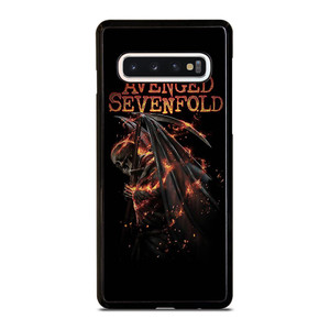 AVENGED SEVENFOLD RACK BAND LOGO Samsung Galaxy S10 Case Cover AVENGED SEVENFOLD RACK BAND LOGO Samsung Galaxy S10 Case Cover