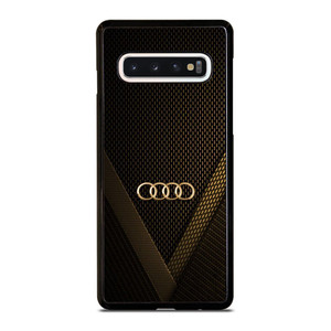 AUDI GOLD LOGO Samsung Galaxy S10 Case Cover AUDI GOLD LOGO Samsung Galaxy S10 Case Cover