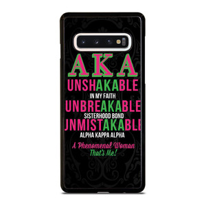ALPHA KAPPA ALPHA QUOTE Samsung Galaxy S10 Case Cover ALPHA KAPPA ALPHA QUOTE Samsung Galaxy S10 Case Cover