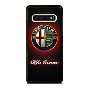 ALFA ROMEO RED CARBON LOGO Samsung Galaxy S10 Case Cover