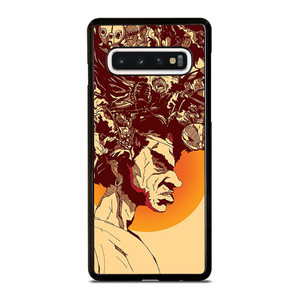 AFRO SAMURAI Samsung Galaxy S10 Case Cover AFRO SAMURAI Samsung Galaxy S10 Case Cover