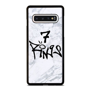 7 RINGS ARIANA GRANDE MARBLE Samsung Galaxy S10 Case Cover