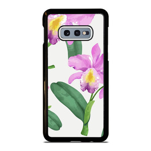 PURPLE ORCHID FLOWER PAINTING Samsung Galaxy S10e Case Cover