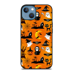 HAPPY HALLOWEEN CARTOON PATERN iPhone 13 Case Cover