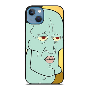 HANDSOME SQUIDWARD CARTOON iPhone 13 Case Cover