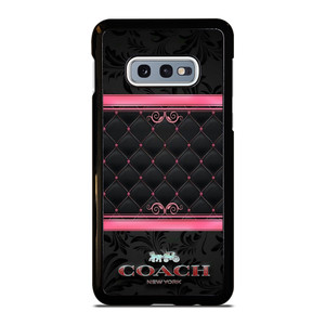 COACH NEW YORK PINK BLACK Samsung Galaxy S10e Case Cover COACH NEW YORK PINK BLACK Samsung Galaxy S10e Case Cover