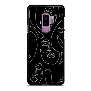 WOMAN FACE SKETCH PATTERN Samsung Galaxy S9 Plus Case Cover WOMAN FACE SKETCH PATTERN Samsung Galaxy S9 Plus Case Cover