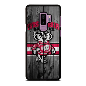 WISCONSIN BADGER WOODEN LOGO Samsung Galaxy S9 Plus Case Cover