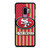 SAN FRANCISCO 49ERS AMERICAN FLAG Samsung Galaxy S9 Plus Case Cover