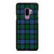 GREEN BLUE TARTAN PLAID PATTERN Samsung Galaxy S9 Plus Case Cover