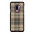 BROWN TARTAN PLAID PATTERN Samsung Galaxy S9 Plus Case Cover