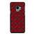 RED TARTAN CROSS PLAID Samsung Galaxy S9 Case Cover