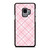 LIGHT PINK PLAID PATTERN Samsung Galaxy S9 Case Cover