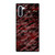 RED BLACK TIE DYE PATTERN Samsung Galaxy Note 10 Case Cover