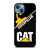 CAT CATERPILLAR LOGO CARBON iPhone 13 Case Cover