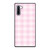 PINK PLAID PATTERN Samsung Galaxy Note 10 Case Cover