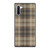 BROWN TARTAN PLAID PATTERN Samsung Galaxy Note 10 Case Cover