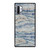 STRETCHED WAVY CHIFFON FABRIC Samsung Galaxy Note 10 Plus Case Cover
