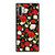 SEAMLESS RED WHITE ROSE PATTERN Samsung Galaxy Note 10 Plus Case Cover