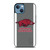 ARKANSAS RAZORBACKS SYMBOL iPhone 13 Case Cover