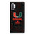 MIAMI HURRICANES UM ADIDAS Samsung Galaxy Note 10 Plus Case Cover