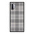 GREY TARTAN PLAID PATTERN Samsung Galaxy Note 10 Plus Case Cover