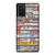 VINTAGE CASETTE COLLAGE Samsung Galaxy Note 20 Case Cover