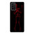 RED SKELETON HEARTBREAKING Samsung Galaxy Note 20 Case Cover