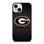 UNIVERSITY GEORGIA CARBON SYMBOL iPhone 13 Mini Case Cover UNIVERSITY GEORGIA CARBON SYMBOL iPhone 13 Mini Case Cover